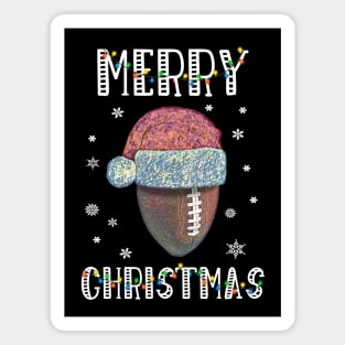 Santa Rugby - Merry Christmas Magnet